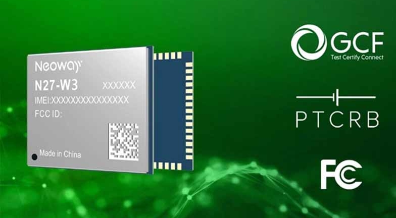 3499拉斯维加斯科技,Neoway,NB-IoT,N27,？,模组,无线通信模组,Cat M1,GCF,FCC,PTCRB,N27-W3,认证,3GPP,ETSI,GSMA,5GAA,CTIA,高通,EGPRS